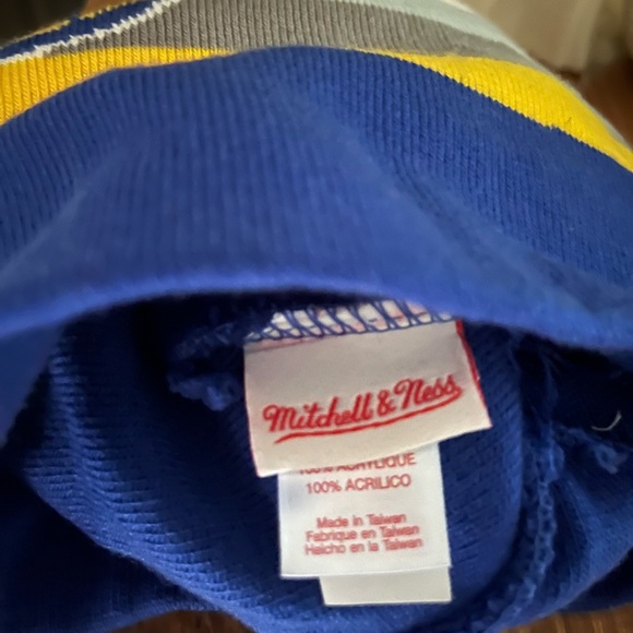 NWT Mitchell & Ness Hardwood Classics Indiana Pacers Knit Beanie - Picture 6 of 6